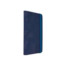 Case Logic SureFit Folio - Étui à rabat pour tablette - polyester - bleu - 7 (CBUE1207 BLUE)_2